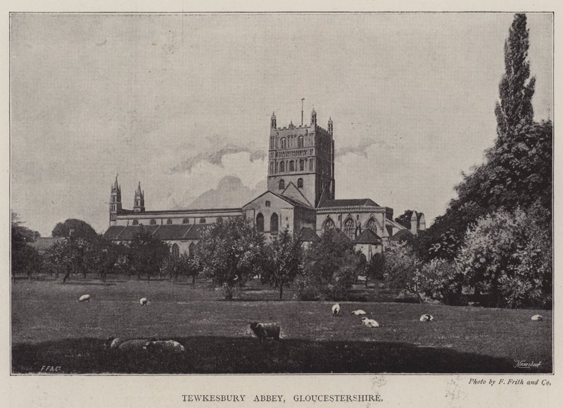 Tewkesbury Abbey, Gloucestershire by English Photographer