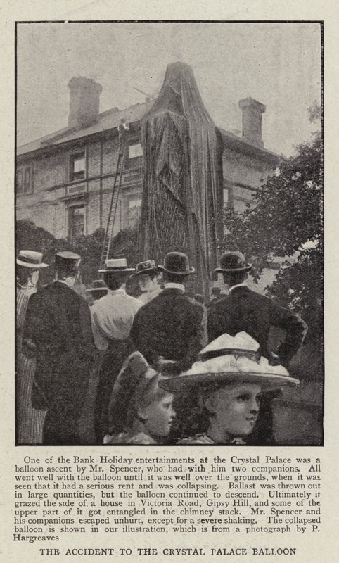 The Accident to the Crystal Palace Balloon by English Photographer