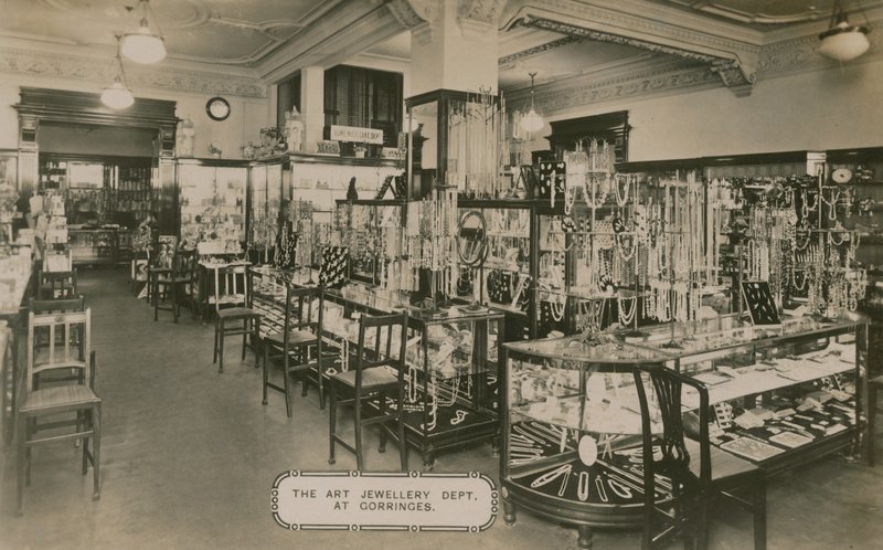 The Art Jewellery Department, Gorringes by English Photographer