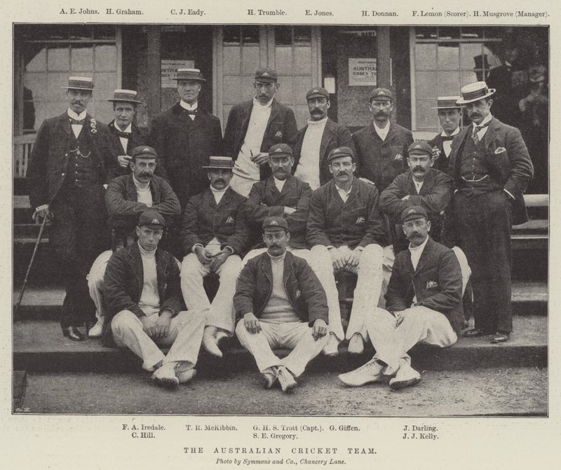 The Australian Cricket Team by English Photographer