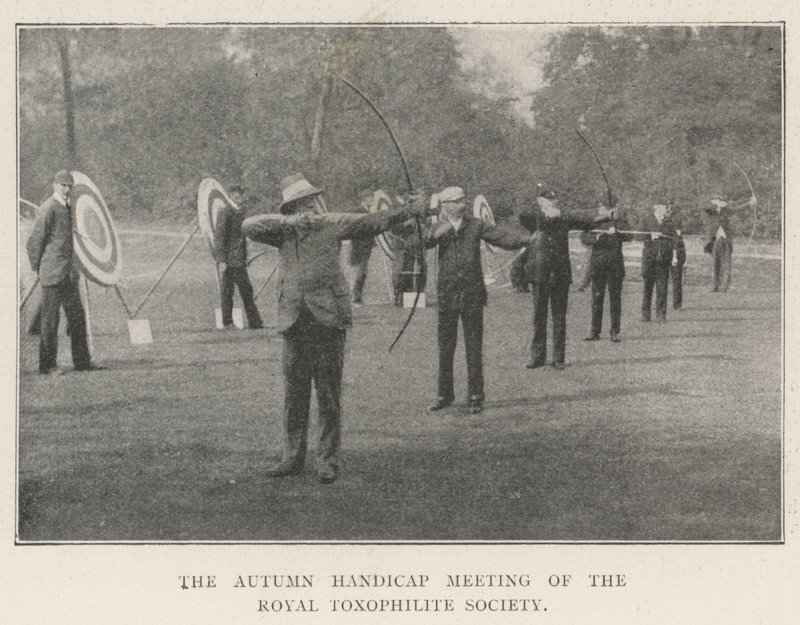 The Autumn Handicap Meeting of the Royal Toxophilite Society by English Photographer