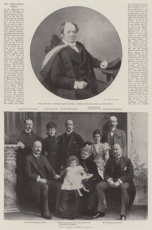The Baden-Powell Family by English Photographer
