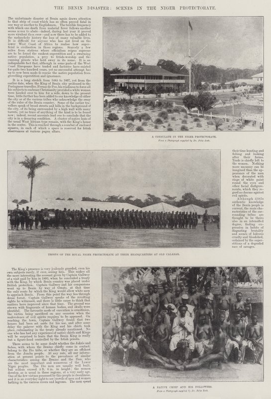 The Benin Disaster, Scenes in the Niger Protectorate by English Photographer