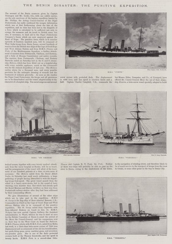 The Benin Disaster, the Punitive Expedition by English Photographer