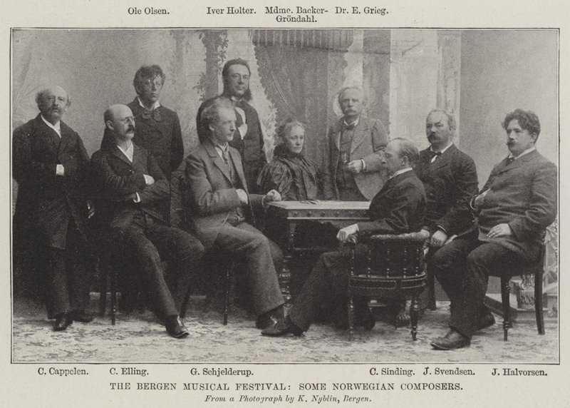 The Bergen Musical Festival, some Norwegian Composers by English Photographer