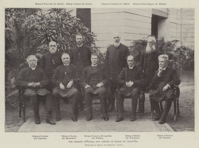 The Bishops of India and Ceylon in Synod at Calcutta by English Photographer