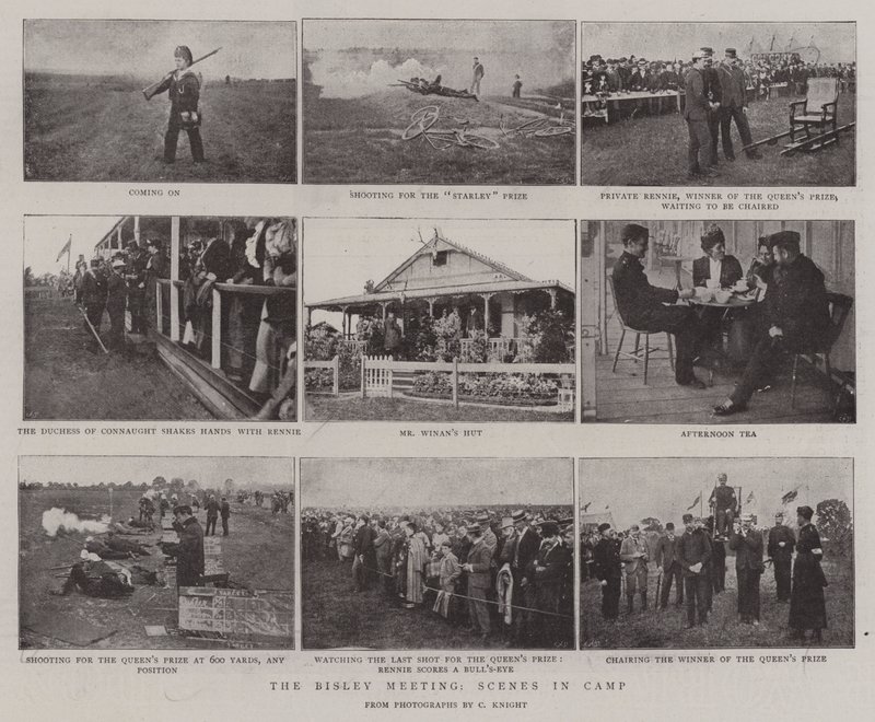 The Bisley Meeting, Scenes in Camp by English Photographer