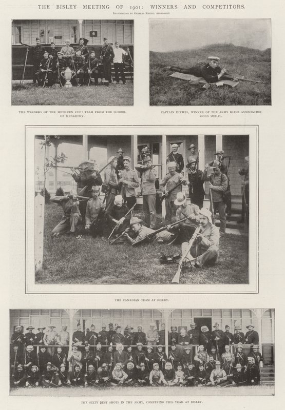 The Bisley Meeting of 1901, Winners and Competitors by English Photographer
