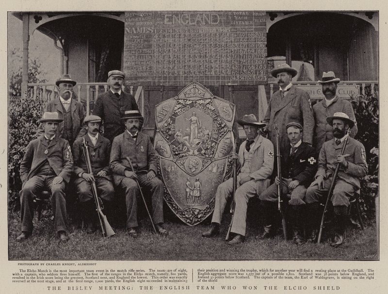 The Bisley Meeting, the English Team who won the Elcho Shield by English Photographer