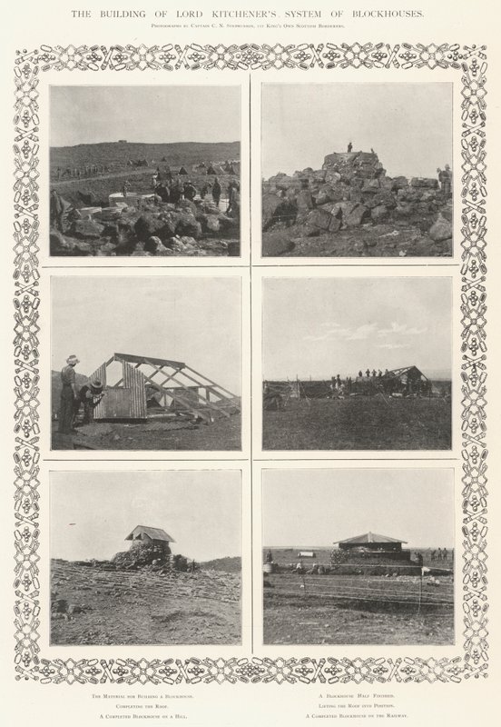 The Building of Lord Kitcheners System of Blockhouses by English Photographer