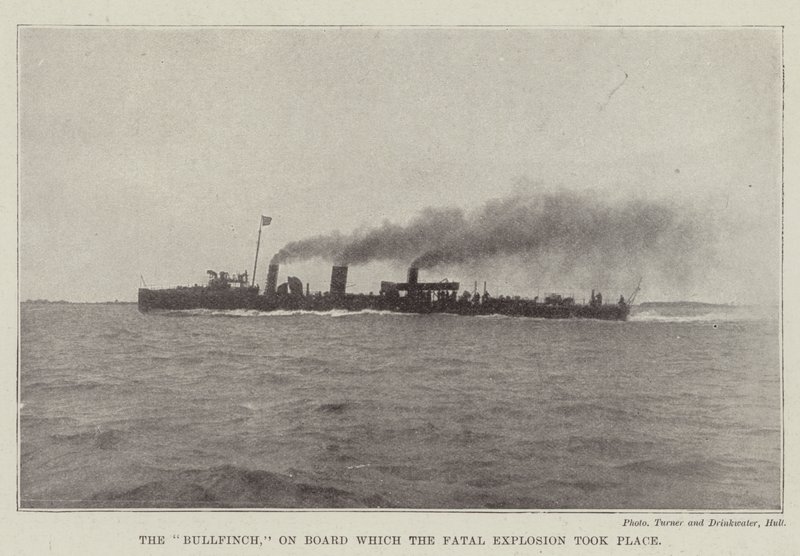 The Bullfinch, on Board Which the Fatal Explosion Took Place by English Photographer