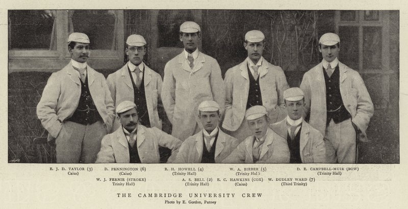 The Cambridge University Crew by English Photographer