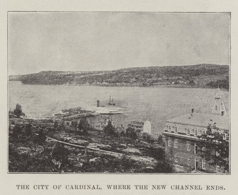 The City of Cardinal, Where the New Channel Ends by English Photographer