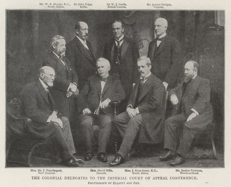 The Colonial Delegates to the Imperial Court of Appeal Conference by English Photographer