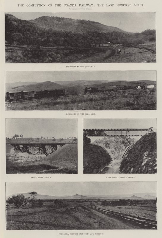 The Completion of the Uganda Railway, the Last Hundred Miles by English Photographer