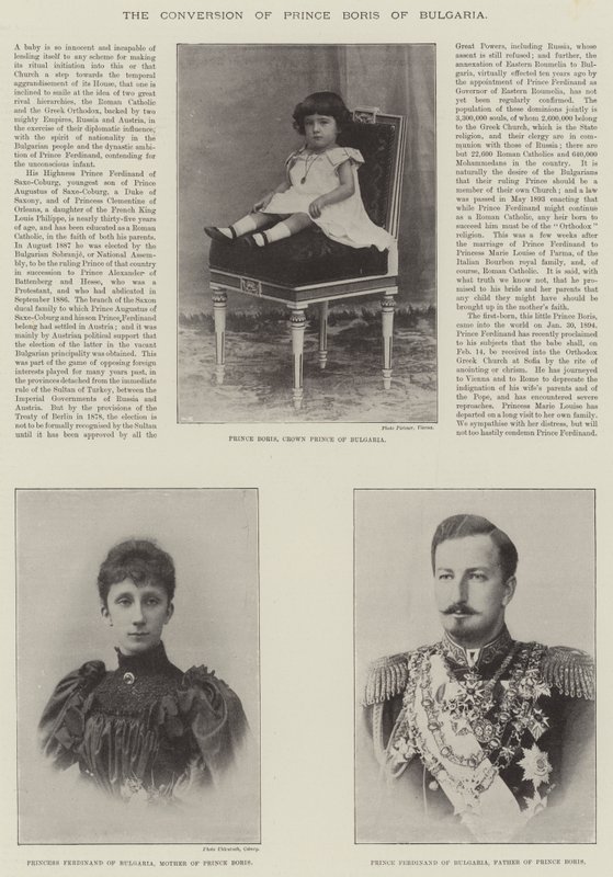 The Conversion of Prince Boris of Bulgaria by English Photographer