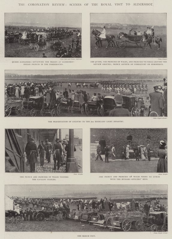 The Coronation Review, Scenes of the Royal Visit to Aldershot by English Photographer