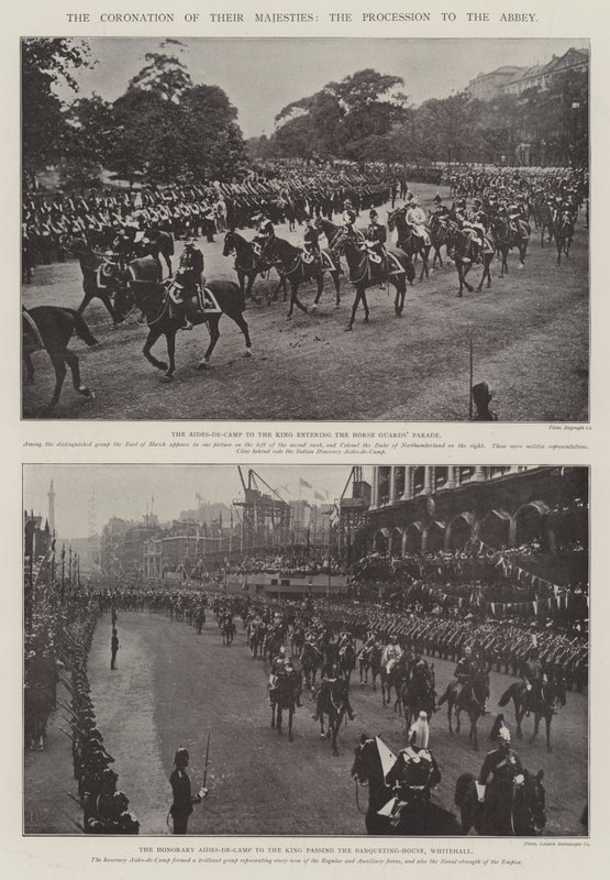 The Coronation of Their Majesties, the Procession to the Abbey by English Photographer