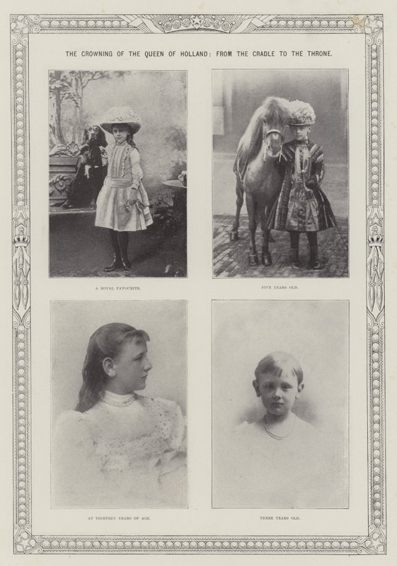 The Crowning of the Queen of Holland, from the Cradle to the Throne by English Photographer