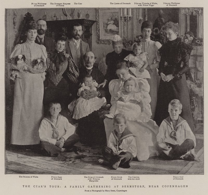 The Czars Tour, a Family gathering at Bernstorf, near Copenhagen by English Photographer
