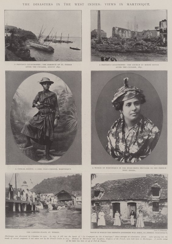 The Disasters in the West Indies, Views in Martinique by English Photographer