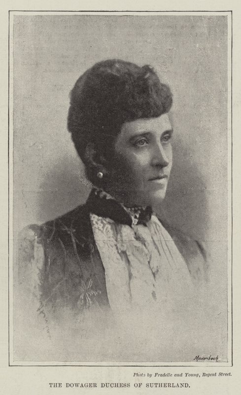 The Dowager Duchess of Sutherland by English Photographer