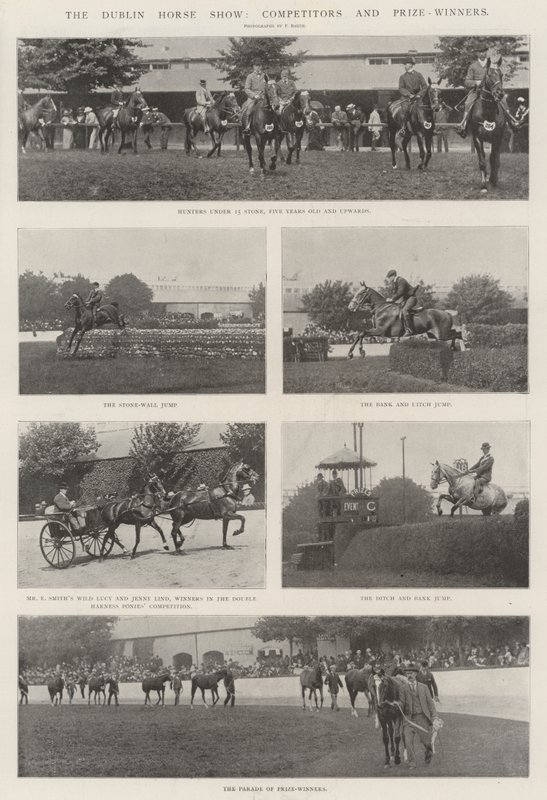 The Dublin Horse Show, Competitors and Prize-Winners by English Photographer