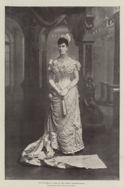 The Duchess of York at the Queens Drawing-Room by English Photographer
