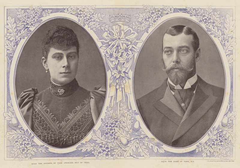 The Duke and Duchess of York by English Photographer