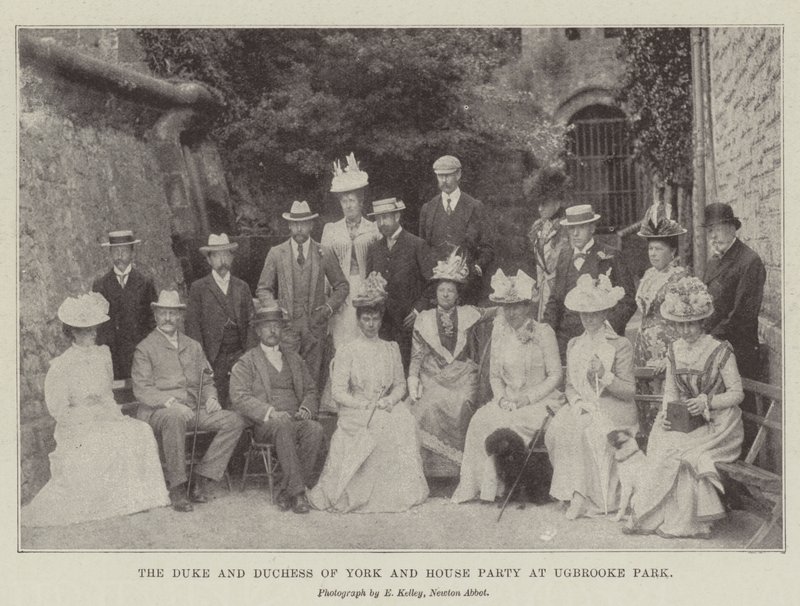 The Duke and Duchess of York and House Party at Ugbrooke Park by English Photographer