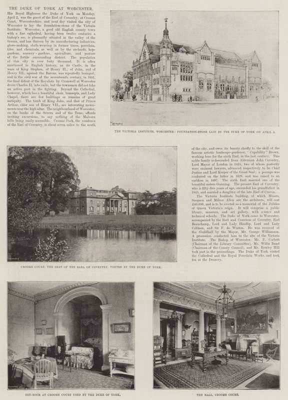 The Duke of York at Worcester by English Photographer