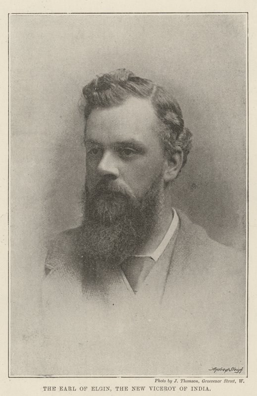 The Earl of Elgin, the New Viceroy of India by English Photographer