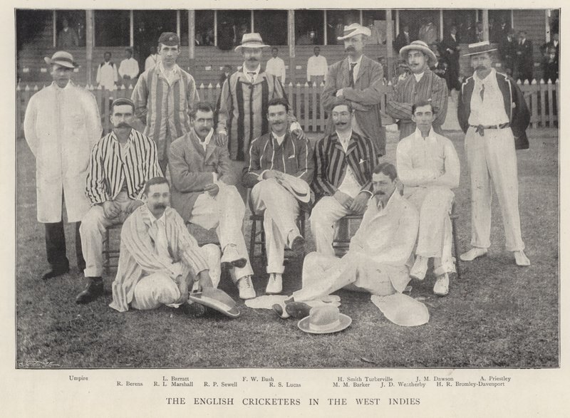 The English Cricketers in the West Indies, 1895 by English Photographer
