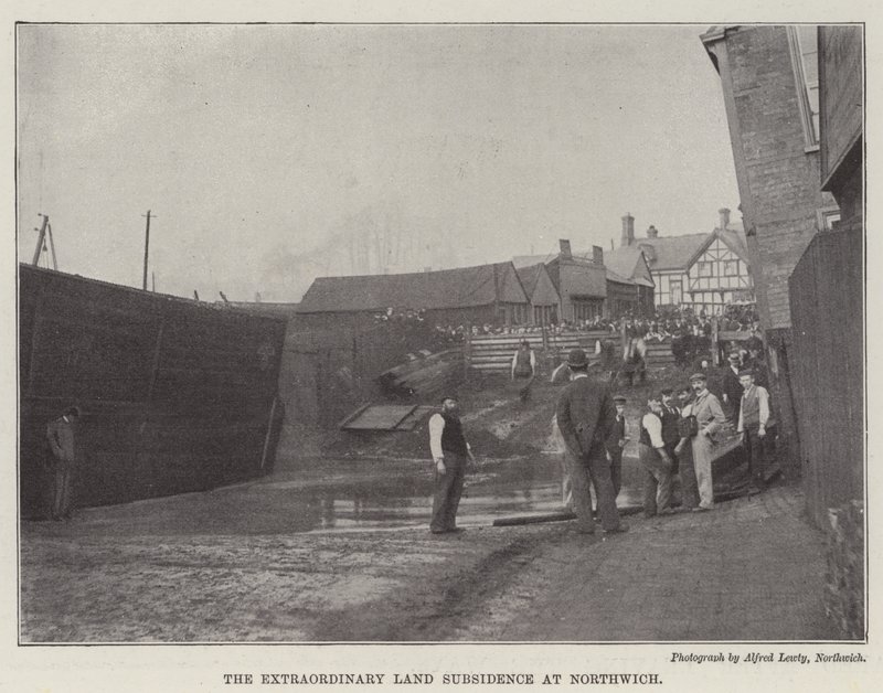 The Extraordinary Land Subsidence at Northwich by English Photographer