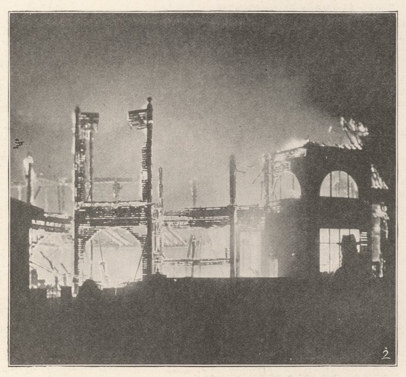 The Fire at Rhyl on 14 September, by Which the Grand Pavilion Was Destroyed by English Photographer
