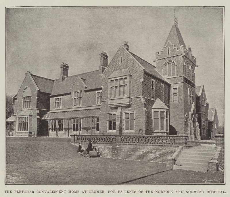 The Fletcher Convalescent Home at Cromer, for Patients of the Norfolk and Norwich Hospital by English Photographer