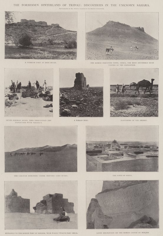 The Forbidden Hinterland of Tripoli, Discoveries in the Unknown Sahara by English Photographer