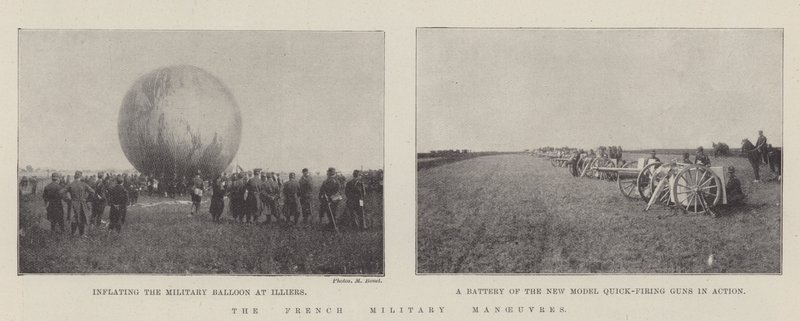 The French Military Manoeuvres by English Photographer