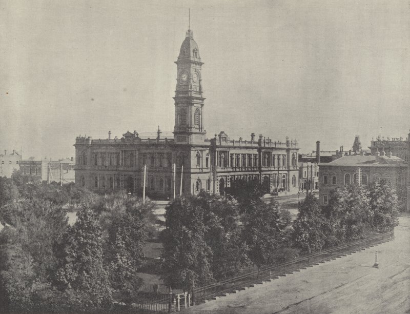 The General Post Office at Adelaide by English Photographer