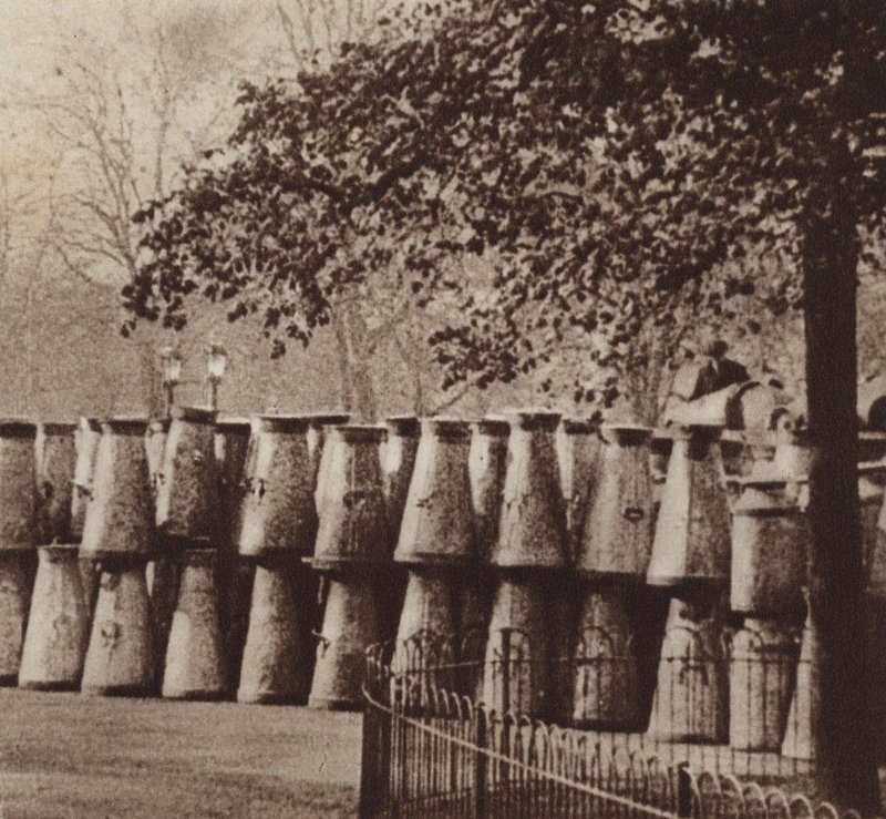 The General Strike of 1926, the Milk Depot in Hyde Park London by English Photographer