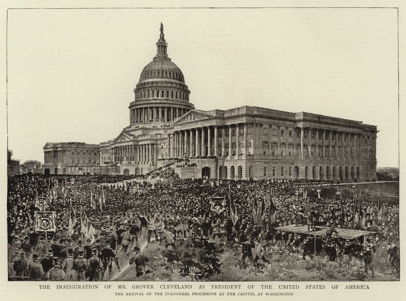 The Inauguration of Mr. Grover Cleveland as President of the United States of America by English Photographer