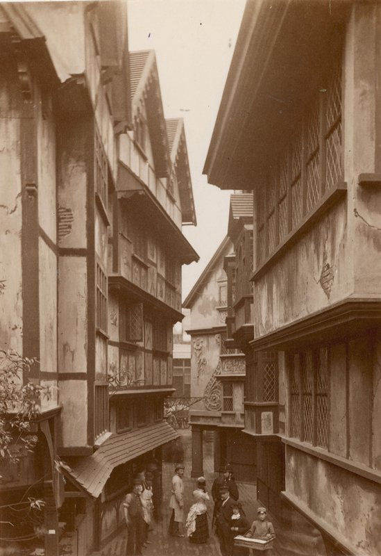 The International Health Exhibition at South Kensington: Reproduction of London in the Olden Time by English Photographer
