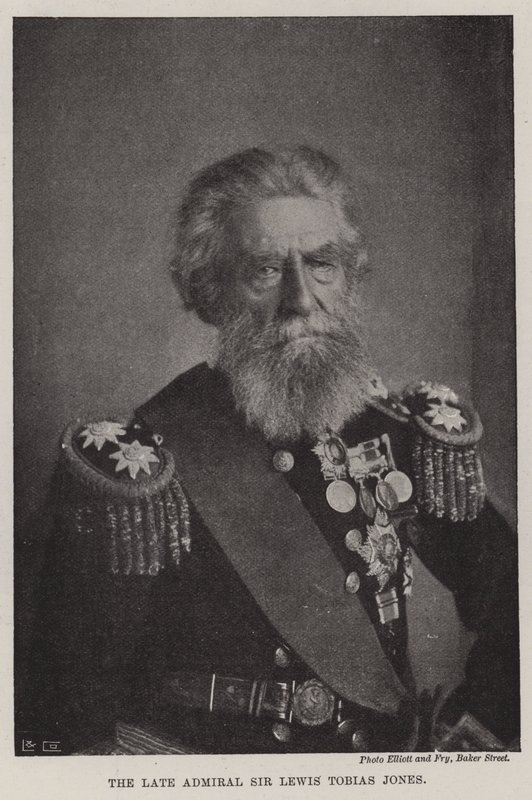 The Late Admiral Sir Lewis Tobias Jones by English Photographer