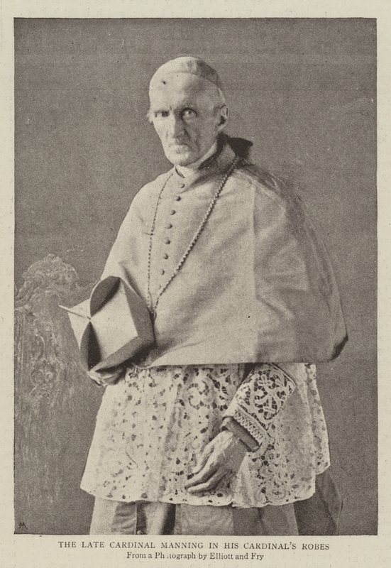 The Late Cardinal Manning in his Cardinal