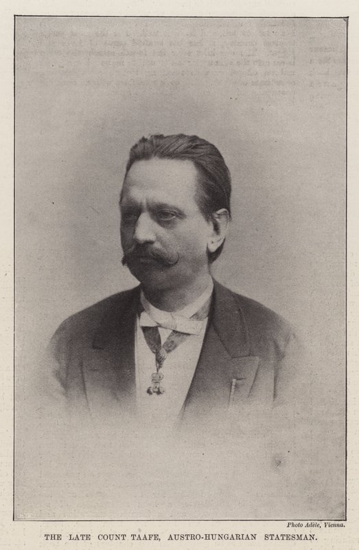 The Late Count Taafe, Austro-Hungarian Statesman by English Photographer