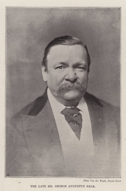 The Late Mr George Augustus Sala by English Photographer