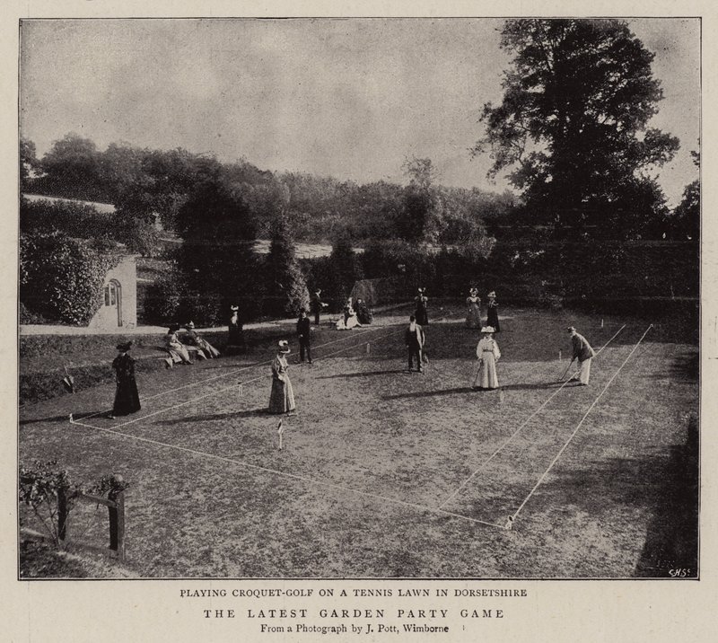 The Latest Garden Party Game by English Photographer