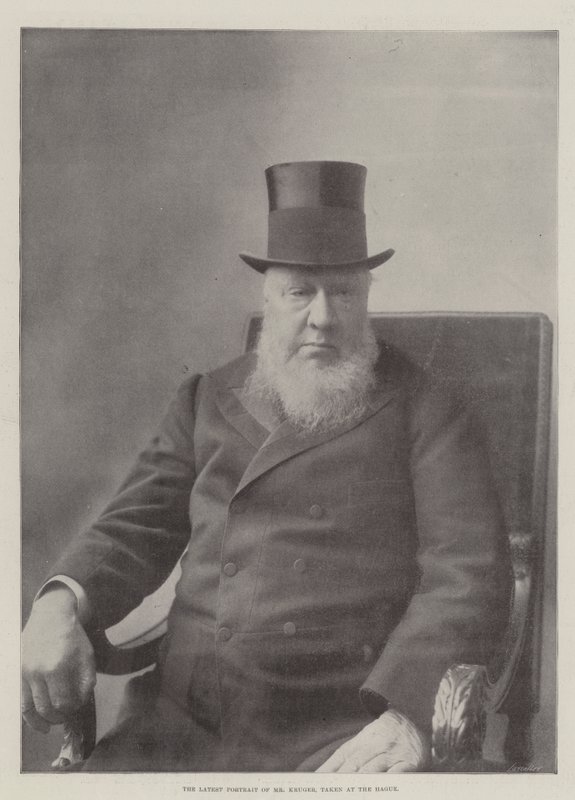 The Latest Portrait of Mr Kruger, taken at the Hague by English Photographer