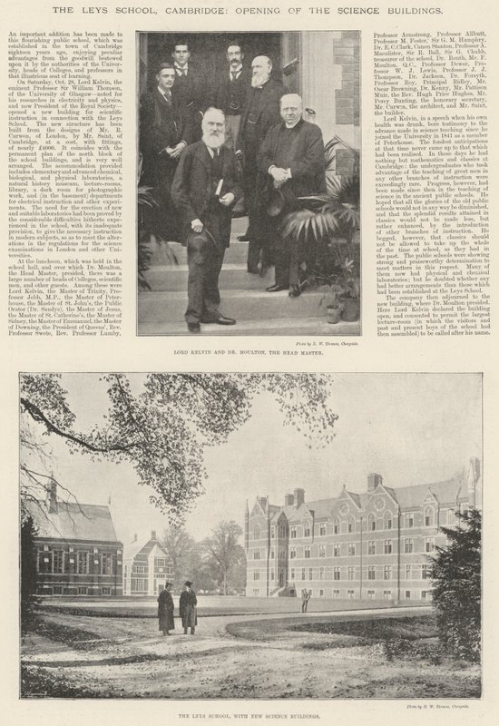 The Leys School, Cambridge, Opening of the Science Buildings by English Photographer