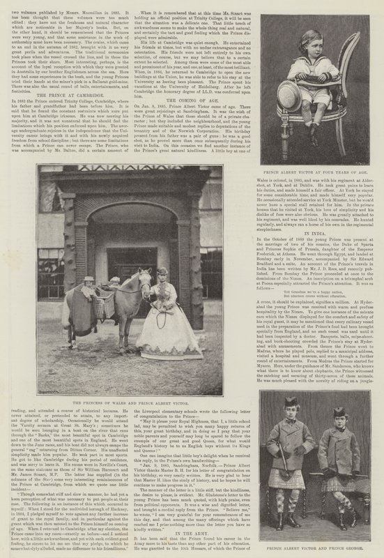 The Life of the Duke of Clarence by English Photographer